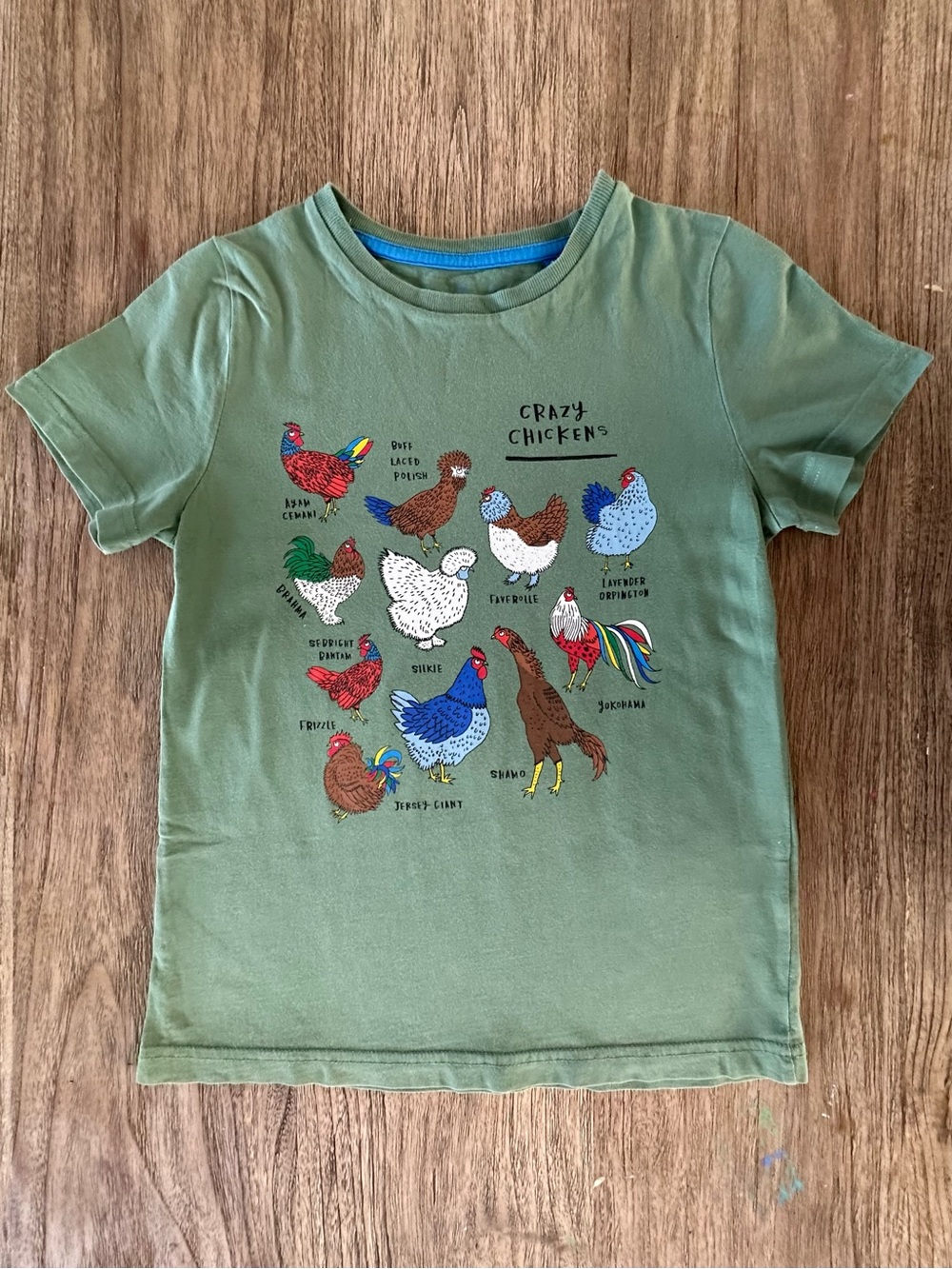 Mini Boden 'Crazy Chickens' Graphic Tee